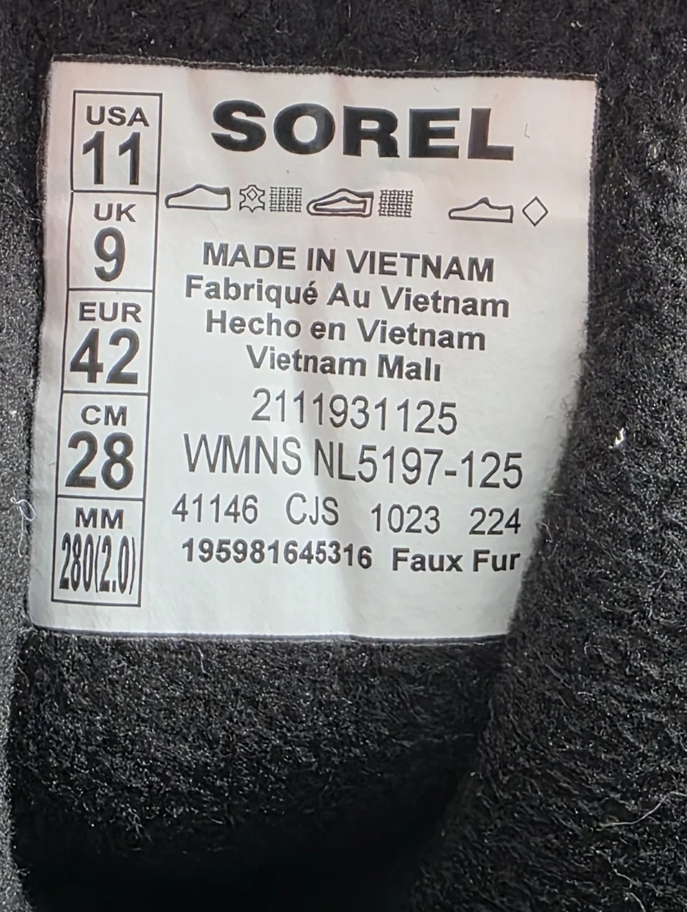 SOREL Women's Kinetic Impact Sport Waterproof Boot sea salt black Size 11